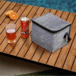 Okiyo Reitoko Recycled PET Felt 6-Can Cooler - Image 8