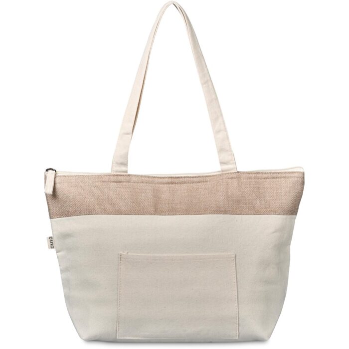 Okiyo Arshi Cotton & Jute 12 Can Lunch Cooler - Image 3