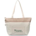Okiyo Arshi Cotton & Jute 12 Can Lunch Cooler - Image 2