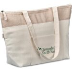 Okiyo Arshi Cotton & Jute 12 Can Lunch Cooler - Image 8