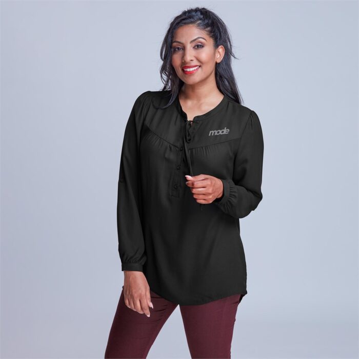Ladies Long Sleeve Candice Blouse - Image 3