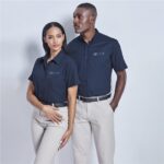 Ladies Short Sleeve Cotton Twill Moderna Shirt - Image 3