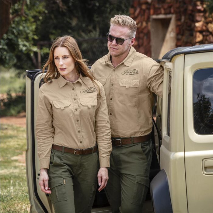 Mens Long Sleeve Mawenzi Twill Shirt - Image 10