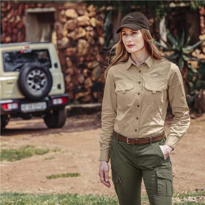 Ladies Long Sleeve Mawenzi Twill Shirt - Image 4