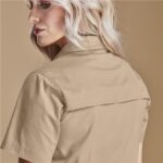 Ladies Short Sleeve Mawenzi Twill Shirt - Image 3