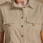 Ladies Short Sleeve Mawenzi Twill Shirt - Image 5