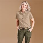Ladies Short Sleeve Mawenzi Twill Shirt - Image 10
