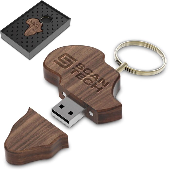Andy Cartwright Afrique Flash Drive Keyholder - 16GB - Image 1
