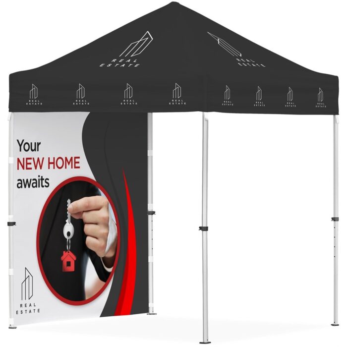 Ovation Sublimated Gazebo 2m X 2m Petite Frame - 1 Full Wall Skin - Image 1