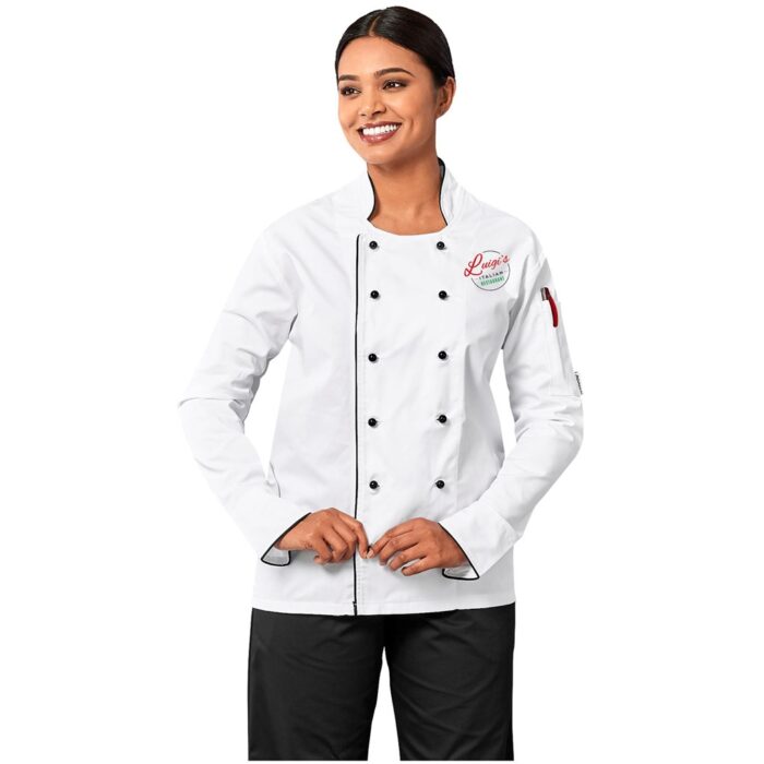 Unisex Long Sleeve Dijon Chef Jacket - Image 1