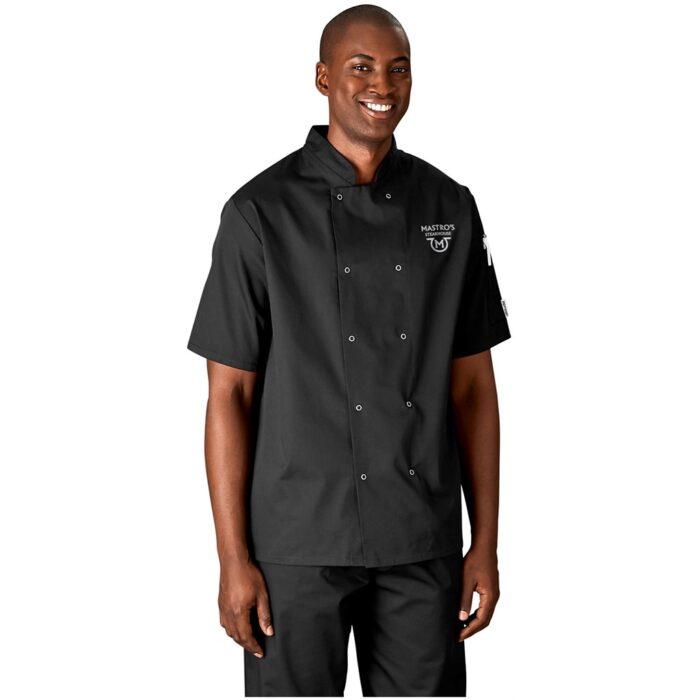 Unisex Short Sleeve Zest Chef Jacket - Image 1