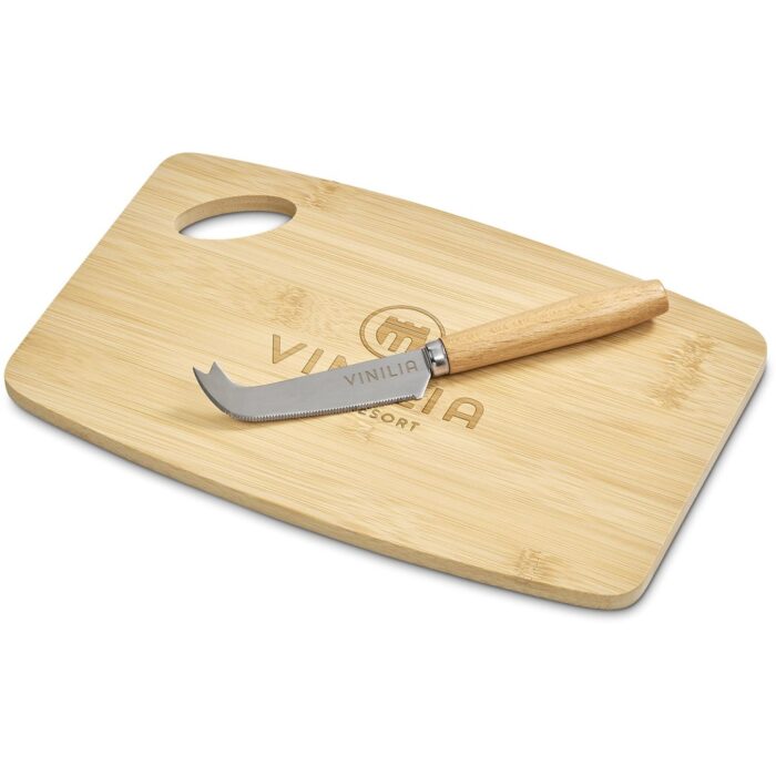 Okiyo Edamu Bamboo Cheese Board Set - Image 1