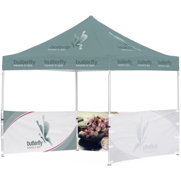 Ovation Sublimated Gazebo 3m X 3m - 3 Half-Wall Skins - Image 1