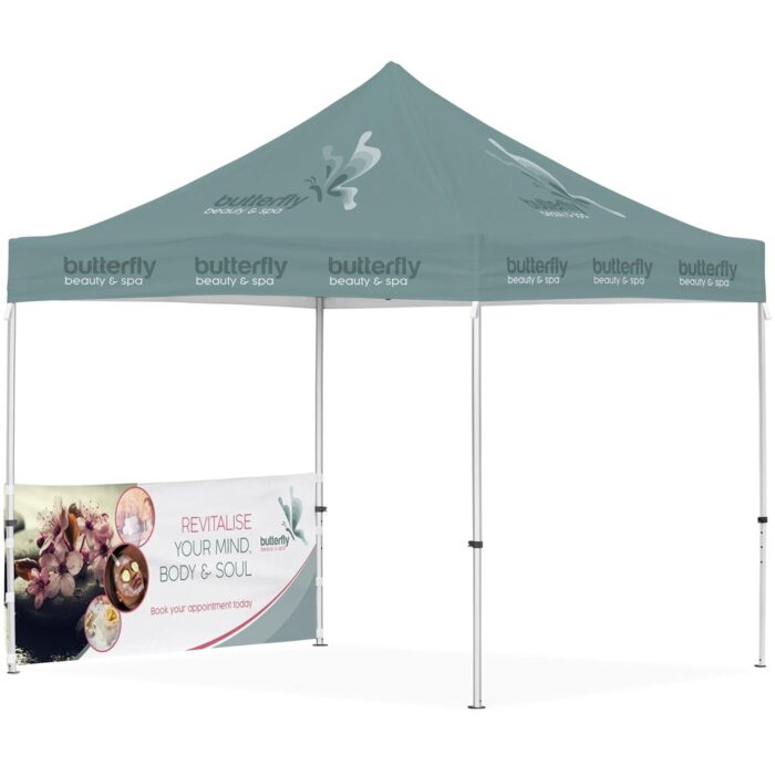 Ovation Sublimated Gazebo 3m X 3m - 1 Half-Wall Skin - Image 1