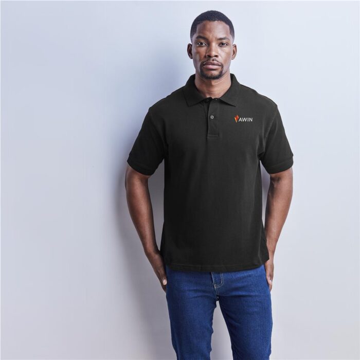 Mens Crest Golf Shirt - Image 1