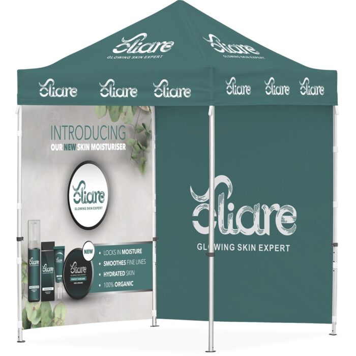 Ovation Sublimated Gazebo 2m X 2m - 2 Full-Wall Skins - Image 1