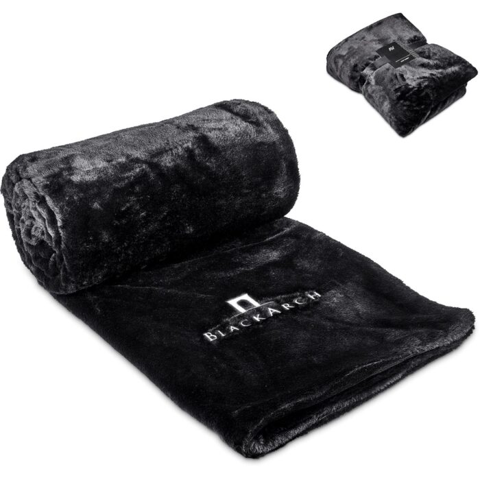 Alex Varga Palazzo Faux Fur Fleece Blanket - Image 1