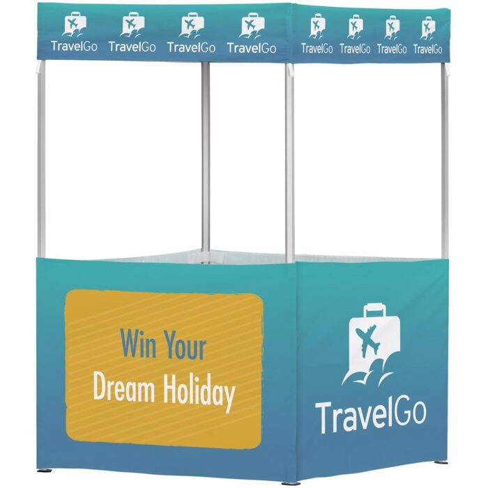 Ovation Sublimated Gazebo 1.5m X 1.5m - 4 Half-Wall Skins - Image 1