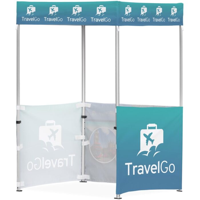 Ovation Sublimated Gazebo 1.5m X 1.5m - 3 Half-Wall Skins - Image 1