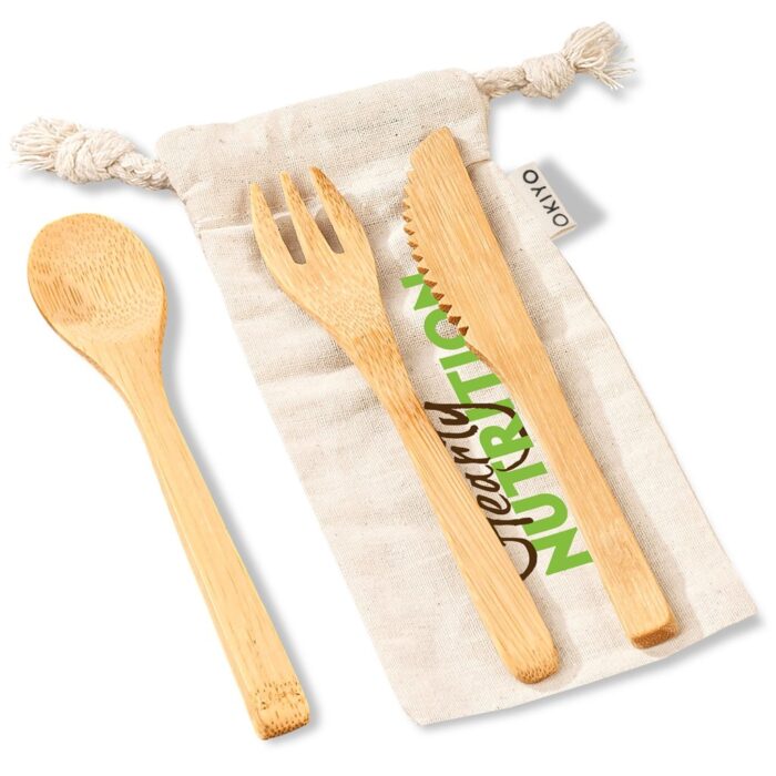 Okiyo Nakama Bamboo Cutlery Set - Image 1