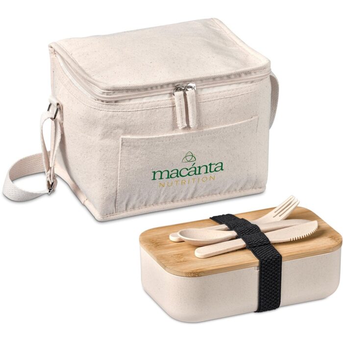 Okiyo Kura Cotton & Wheat Straw Lunch Set - Image 1