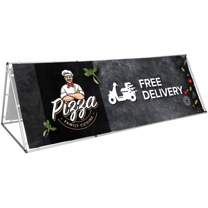 Ovation Sublimated A-Frame With Fabric Print 3m X 1m - Image 1