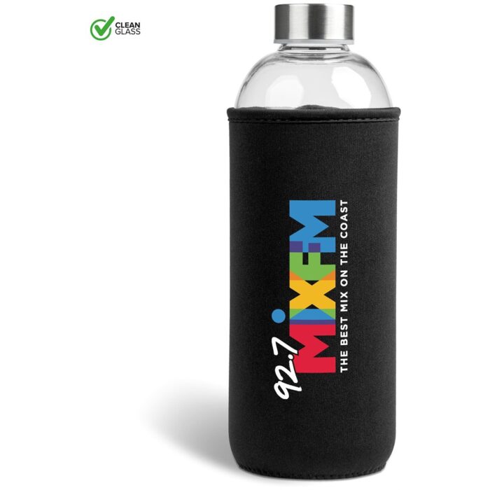 Kooshty Jumbo Glass Water Bottle - 1 Litre - Image 1