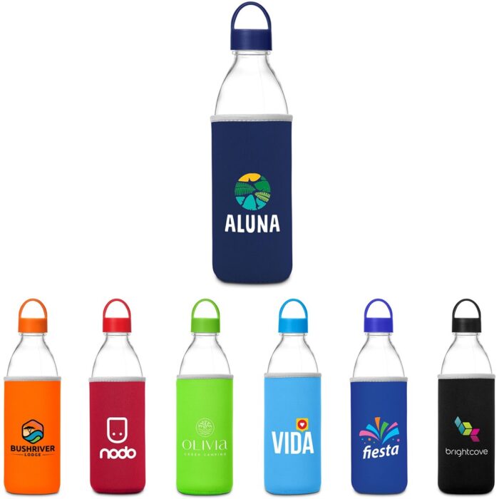Kooshty Big Swing Neo Glass Water Bottle – 850ml - Image 1