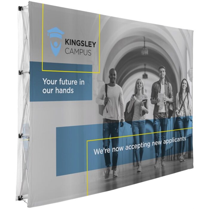 Legend Double-Sided Straight Banner Wall 3m x 2.25m - Image 1