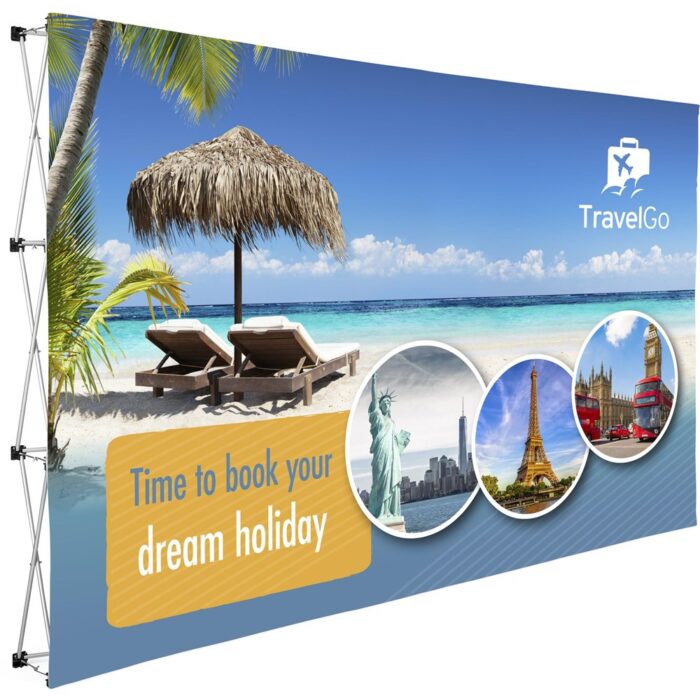 Legend Straight Banner Wall 3.7m x 2.25m - Image 1