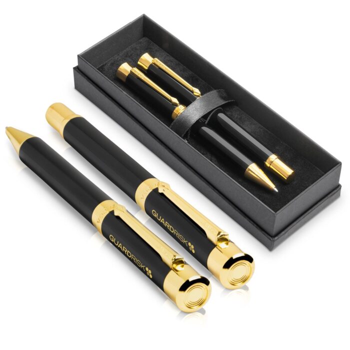 Alex Varga Corona Ball Pen & Rollerball Set - Image 1