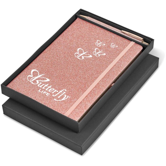Sparkle Notebook & Pen Set - Image 1