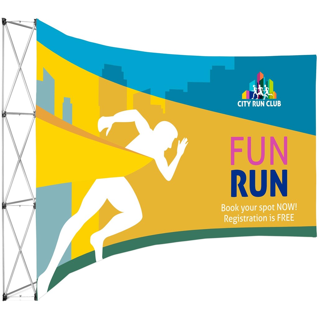 DEFAULT_1024X1024 Legend Curved Banner Wall 4.2m x 2.25m - Image 1