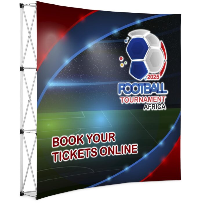 Legend Curved Banner Wall 2.15m x 2.25m - Image 1