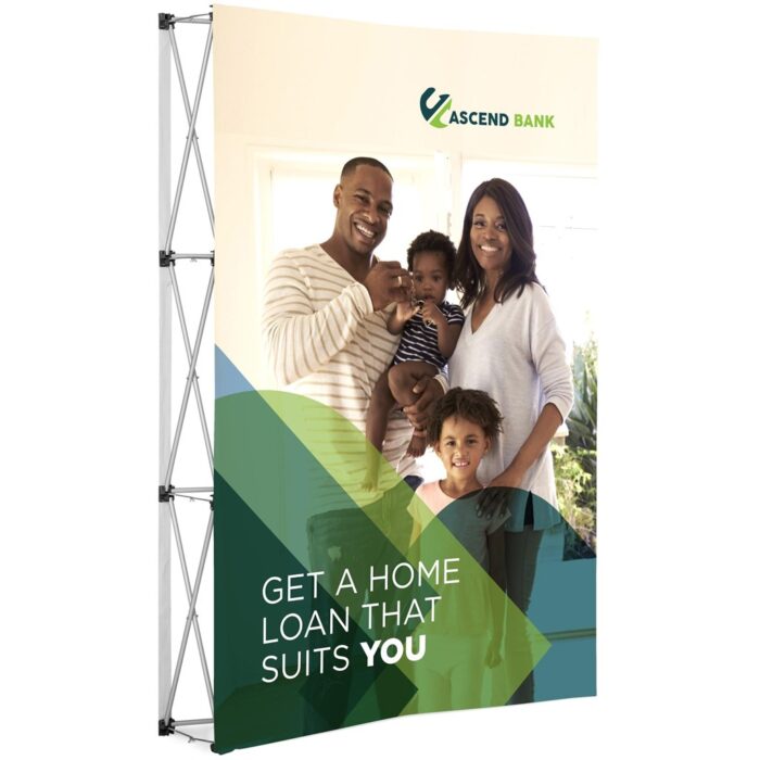 Legend Curved Banner Wall 1.45m x 2.25m - Image 1