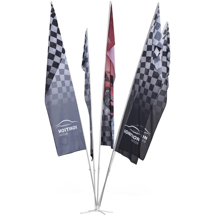Legend 5 Flag Fountain 6m Large (1m x 4m flags) - Image 1