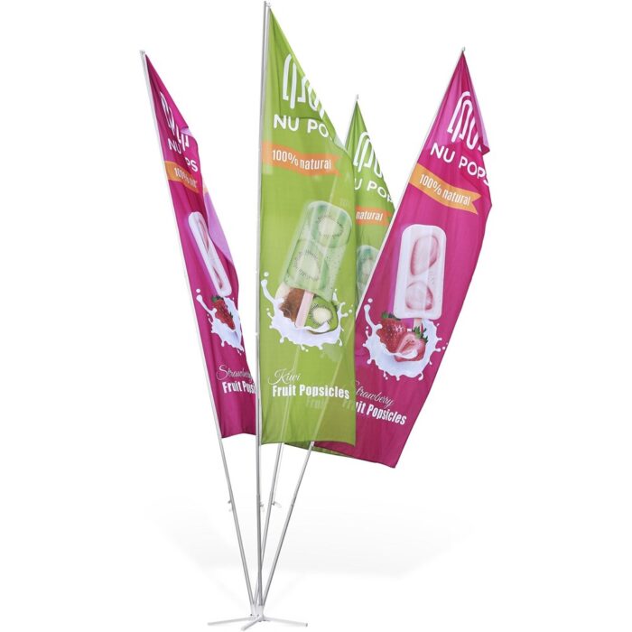 Legend 4 Flag Fountain 6m Large (1m x 4m flags) - Image 1