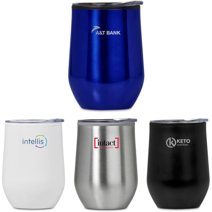 Serendipio Madison Stainless Steel & Plastic Double-Wall Tumbler - 350ml - Image 1
