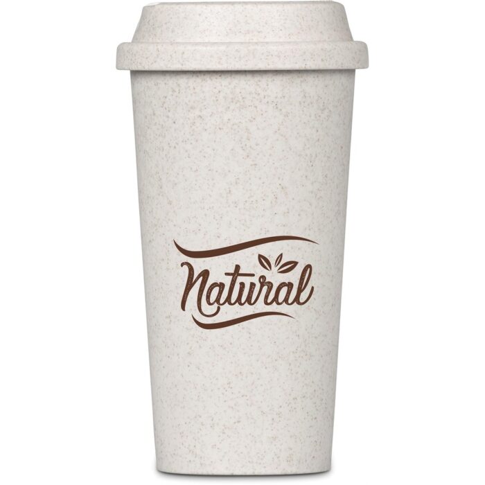 Okiyo Katagi Wheat Straw Double-Wall Tumbler – 450ml - Image 1