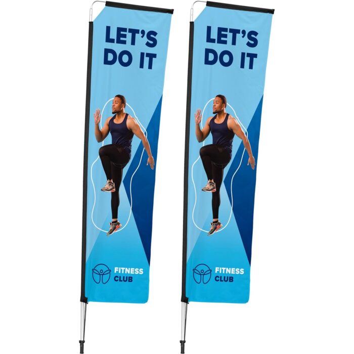 Legend 3m Telescopic Flying Banner (Set of 2) - Image 1