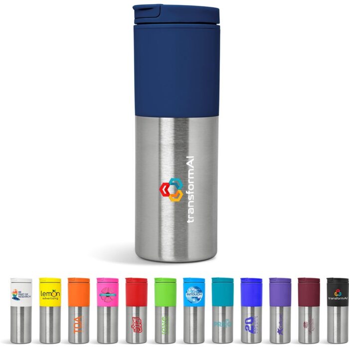 Kooshty Typhoon Stainless Steel & Plastic Double-Wall Tumbler - 450ml - Image 1