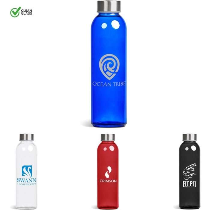 Kooshty Pura Glass Water Bottle - 500ML - Image 1