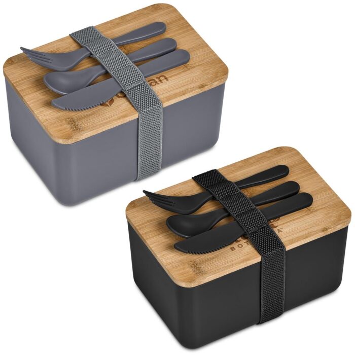 Okiyo Pasuta Recycled Plastic & Bamboo Lunch Box - Image 1