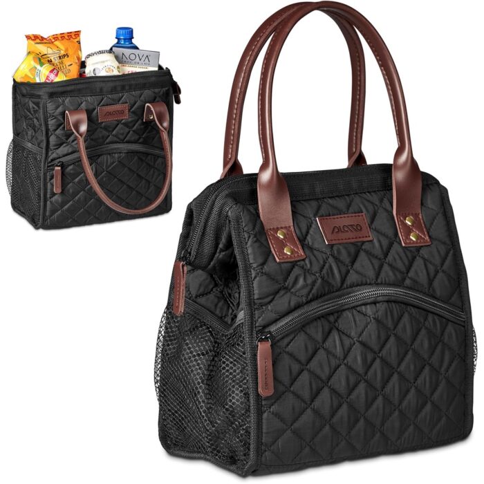 Kate Quilted 12-Can Lunch Cooler - Image 1