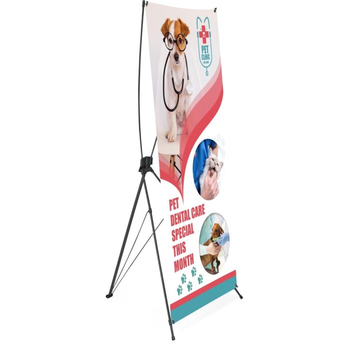 Champion Layflat PVC X-Banner 80cm x 180cm - Image 1