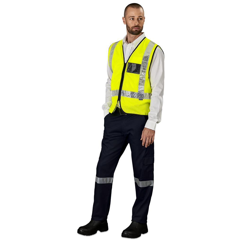 DEFAULT_1024X1024 Airport Hi-Viz Reflective Full Zip Vest - Image 1