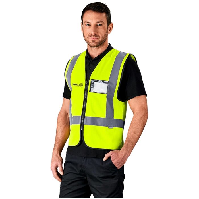 Direction En4 Hi-Viz Reflective Full Zip Vest - Image 1