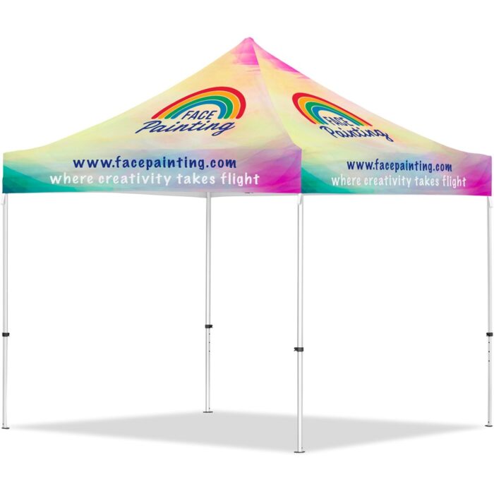 Coated Steel Sublimated Gazebo 3m x 3m - Image 1
