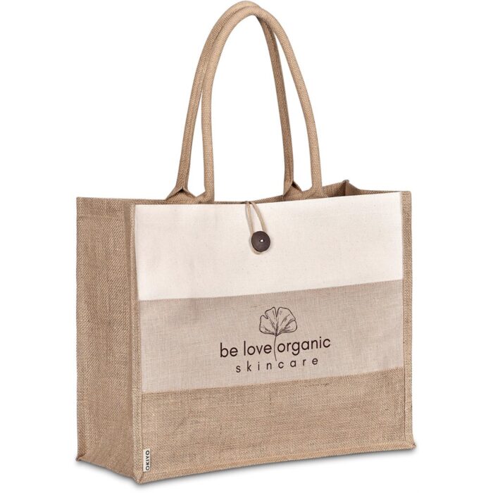 Okiyo Fukei Jute & Cotton Tote - Image 1