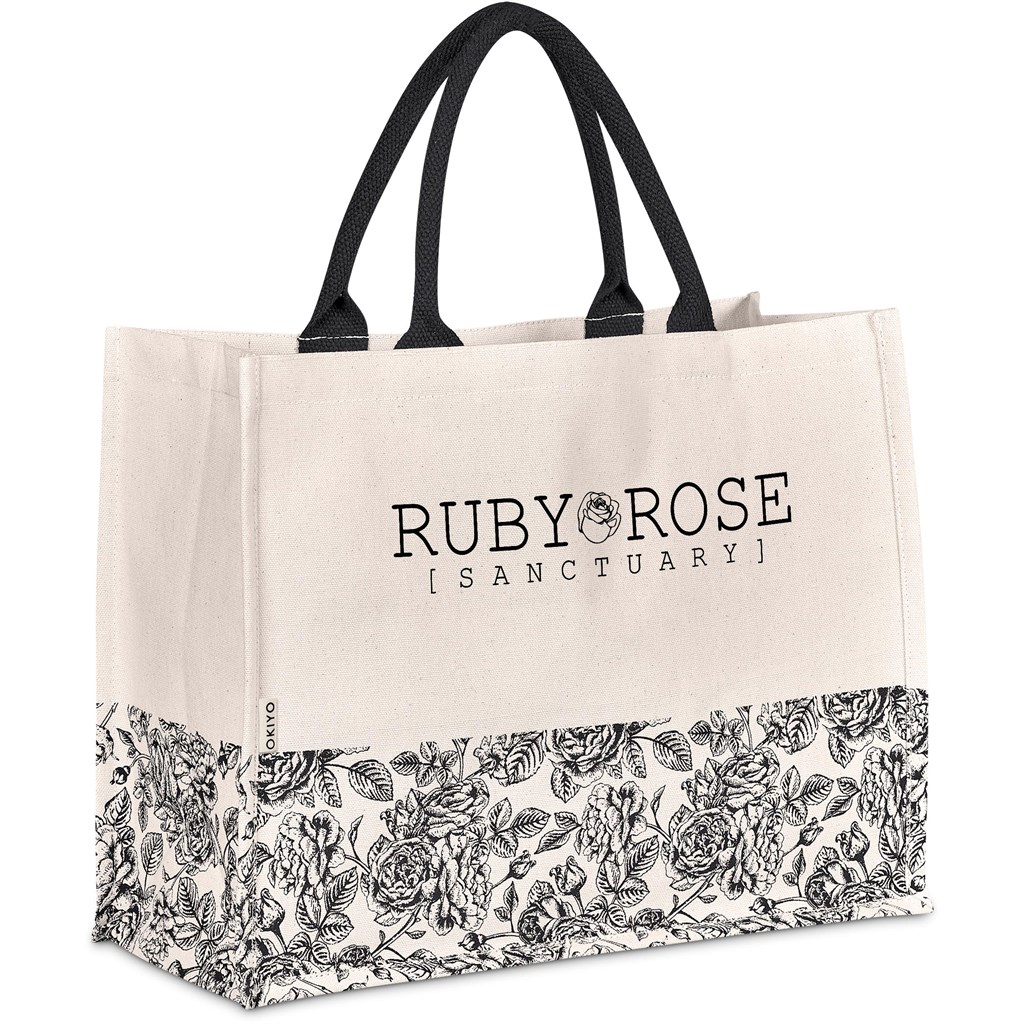 DEFAULT_1024X1024 Okiyo Hana Printed Cotton Tote - Image 1